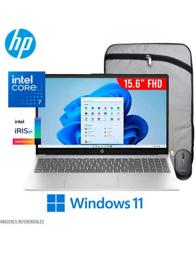 Laptop HP 15-FD0127DX Intel Core 7 150U 16GB DDR5 512GB SSD 15.6" FHD Touchscreen